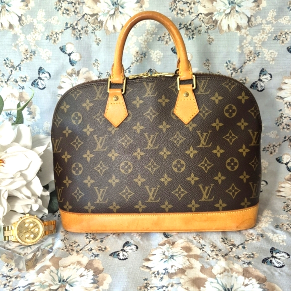 `ღ´- ♥ -`ღ´AUTHENTIC LOUIS VUITTON MONOGRAM ALMA ღ´- ♥ -`ღ´ - Picture 1 of 15
